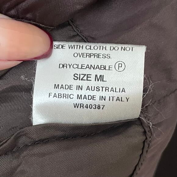 Scanlan Theodore Dress Womens Medium Brown Satin Mini Quiet Luxury Minimalist - Picture 12 of 14